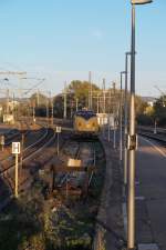 EBW - Cargo V270.06 (Lady) im Bahnhof Gppingen