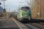 BEG 220 053-3 Brohltalbahn in Bonn Oberkassel, Dezember 2013.