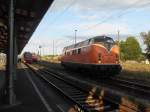221 135 der Bocholter Eisenbahngesellschaft war am 24.06.2011 in Stendal zu Gast.