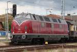 V 200 116 im Bahnhof Wismar abgestellt.(25.06.2011)