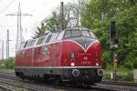 V200 116 am 8.5.13 als Tfzf in Ratingen-Lintorf.