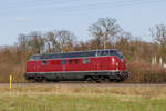 V 200 122, oder auch 221 122-5 (Vulkan-Eifel-Bahn) in Ratingen Lintorf, 26. Februar 2026