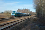 223 063 mit ALX 84115 von Hof Hbf nach München bei Wiesau, 13.11.2016