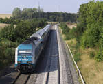 223 062 ist mit dem ALEX Hof - München bei Martinlamitz im Fichtelgebirge unterwegs.