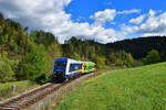 223 081 und ein 650 am 02.05.2020 bei Schnitzmühle.