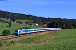 223 069 mit dem ALX 84104 (München Hbf-Hergatz) bei Ellenberg 8.7.20