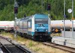 Alex - 223 071 mit Zug nach Praha - hier Einfahrt Furth im Wald - 08.07.2021