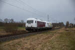 DeltaRail 223 154 & 223 158 am 14.01.2023 in Wendorf.
