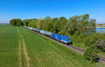 223 031 mit einem Kesselzug am 09.05.2023 bei Pankofen.