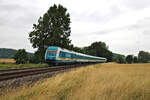 Alex 223 065 verlässt mit ihrem RE2 (Hof Hbf - München Hbf) Weiden in der Oberpfalz in Richtung Schwandorf. (27.07.2023)