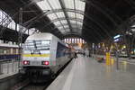 MRB 223 054 als RE 74174 nach Chemnitz Hbf, am 23.12.2025 in Leipzig Hbf.