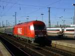 WLE 22 mit SDZ 91950 nach  Eurostrand Fintel  ,Einfahrt Gleis 8
im Dortmunder Hbf.(08.02.2008)