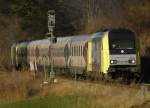 ER 20 003 in Altstdten. 

Waren das noch Zeiten - Heute mssen 3 Wagen auf der gleichen verbindung herhalten...