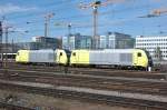 ER 20-002 und 004 warten am 30.03.08 im Mnchner Hbf auf ihren nchsten Einsatz
