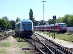 223 065 rangiert in Lindau Hbf. 29.06.08