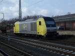 ER 20-006 Aufgenommen im Bahnhof Giessen am 29.02.2008 mit Logo der HGB