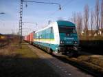 223 072 der Regental Cargo bei der Durchfahrt von Creidlitz  25.01.2008