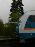 Impression mit 223 072 in Wiesau (Oberpf), 17.04.2009