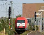 EVB 420 11 bei der Durchfahrt Bremen Neustadt am 20.8.09