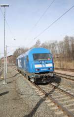 223 052-2 (253 015-8) der Press am 01.04.10 in Reichenbach(Vogtl.).