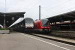 Augsburg Hbf am 01.05.10: BR 440 023-0 und BR 1223 005-0 mit Sonderzug