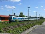 223 067 mit dem ALX 87008 von Mnchen Hbf nach Schwandorf bei Klardorf, 04.06.2010