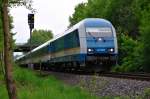 223 069 mit ALX 84110 von Mnchen Hbf nach Hof Hbf kurz nach Marktredwitz, 21.05.2011