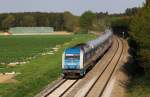 223 071 (Arriva) mit Alx 84152 bei Schwabhausen (23.04.2011)