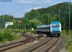 223 061 mit dem ALX 352 von Prag nach Nrnberg Hbf bei der Durchfahrt in Neukirchen (b. Sulzbach-Rosenberg), 02.08.2011