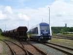 223 144 (PRESS) war am 13.08.11 im Arbeitszug Einsatz. Gesehen in Plauen/V. oberer Bahnhof. 

