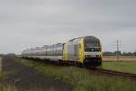 NordOstseeBahn ER 20-015 mit einer NOB nach Westerland (Sylt) in Keitum am 31.07.2011