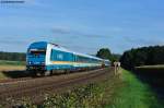 223 064 mit ALX 84110 aus Mnchen Hbf Richtung Hof Hbf bei Oberteich, 10.09.2011