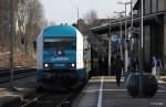 ARRIVA 223 068 mit ALX 354 Prag- Mnchen, KBS 875 Schwandorf - Furth im Wald, fotografiert im Bahnhof Furth am 16.01.2011