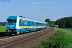 223 063 mit ALX 84110 aus Mnchen Hbf nach Hof Hbf bei Oberteich, 23.05.2012