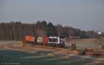 223 152 mit IntEgro Containerzug von Schweinfurt nach Wiesau am 26.03.2012 bei Thans