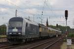 PCW 7 war am 10.6.12 mit dem Eurostrand Fintel Sonderzug unterwegs.Im Zug wurden auch noch zwei Rheingoldwagen berfhrt welche fr die  Sufer  allerdings nicht zugnglich waren.Aufgenommen in