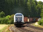 223 144 von IntEgro fhrt am Nachmittag des 26.07.13 mit einem Containerzug ber die KBS 870, aus Nrnberg, Richtung Sulzbach.