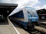 223 063 steht mit Netinera ALEX nach Lindau Hbf in Kempten Hbf am 24.07.13