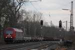 OHE 270081 am 18.3.13 mit leeren Res in Ratingen-Lintorf.