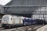 PCT 223 157 am 28.3.13 mit einem Autozug in Bremen Hbf.