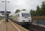 Der schne bunte PCT-Herkules zum ersten mal auf Chip gebannt. 223 158 mit Autotransport in Richtung Wunstorf. Aufgenommen am 30.05.2013 in Dedensen-Gmmer.