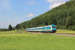 223 071 mit dem ALX 84168 (München Hbf - Oberstdorf) in Altstädten (Allgäu) am 15.08.13