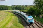 223 068 mit ALX 84110 von München Hbf nach Hof Hbf bei Oberteich, 12.06.2013 