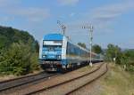 223 064 mit einem ALX nach München am 30.09.2013 bei Kothmaißling.