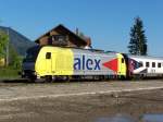 ER 20 002 schiebt einen Alex in Richtung Kempten.