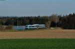 223 068 mit ALX84112 von München Hbf nach Hof Hbf bei Oberteich, 20.04.2015