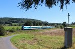 223 072 mit ALX 84104 am 25.08.16 in Lengenfeld bei Groschlattengrün.