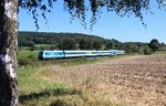 223 063 mit ALX 84106 am 25.08.16 in Lengenfeld bei Groschlattengrün.