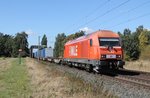 223 057-1 WLE mit KLV bei Woltorf am 30.08.2016