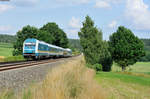 223 069 mit dem ALX84110 von München nach Hof bei Naabdemenreuth, 22.07.2016